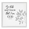 Stupell Industries Be Still Spiritual Proverb Framed Giclee By Val Rhodes